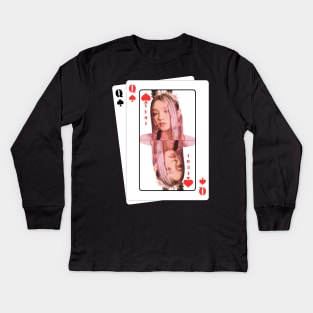 Playing Card Yuqi Queencard (G)I-dle Kids Long Sleeve T-Shirt